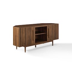 Liam Corner Tv Stand For 65" Tv Walnut