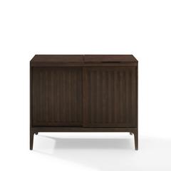 Asher Large Record Player Cabinet With Vinyl Storage