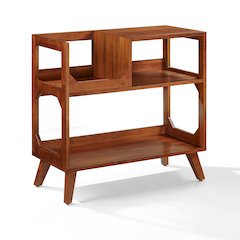 Asheville Medium Record Player Stand With Vinyl Storage