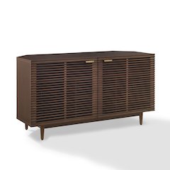 Cameron Corner Record Player Cabinet With Vinyl Storage