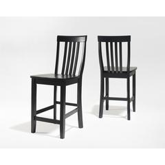 School House 2-Piece Counter Height Bar Stool Set - 2 Stools