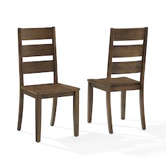 Joanna 2-Piece Ladder-Back Dining Chair Set - 2 Ladder-Back Chairs