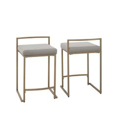 Harlowe 2-Piece Counter Height Bar Stool Set - 2 Stools