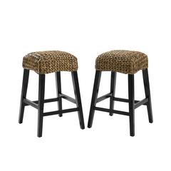 Edgewater 2-Piece Backless Counter Height Bar Stool Set - 2 Stools