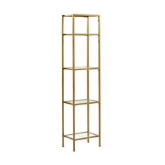 Aimee Narrow Etagere Bookcase