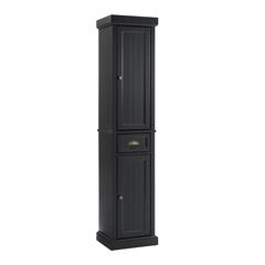 Seaside Tall Linen Storage Cabinet