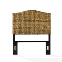 Serena Rattan Twin Headboard Banana Leaf