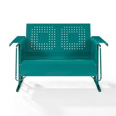 Bates Retro Outdoor Loveseat Glider