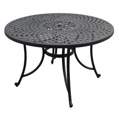 Sedona 46" Cast Aluminum Round Outdoor Dining Table