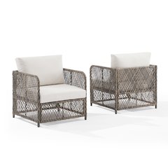 Granite Bay 2-Piece Wicker Outdoor Chair Set - 2 Chairs