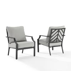 Otto 2Pc Outdoor Chair Set - 2 Armchairs