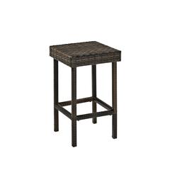 Palm Harbor 2Pc Wicker Counter Height Outdoor Bar Stool Set - 2 Stools