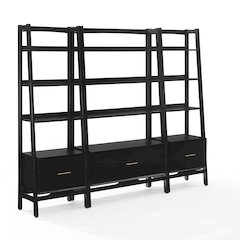 Landon 3-Piece Etagere Bookcase Set - Large Etagere & 2 Small Etageres
