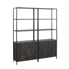 Jacobsen 2-Piece Etagere Bookcase Set - 2 Large Etageres