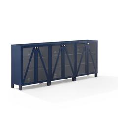 Cassai 3-Piece Media Sideboard Cabinet Set - 3 Storage Pantries