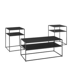 Braxton 3-Piece Coffee Table Set - Coffee Table & 2 End Tables