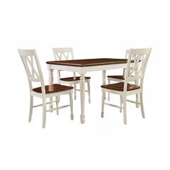Shelby 5-Piece Dining Table Set For 4 - Table & 4 Chairs
