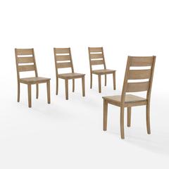 Joanna 4-Piece Ladder-Back Dining Chair Set - 4 Chairs