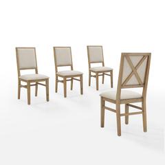 Joanna 4-Piece Upholstered Back Dining Chair Set - 4 Chairs