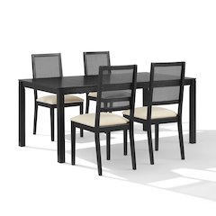 Greer 5-Piece Dining Table Set For 4 - Table & 4 Chairs