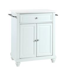 Cambridge Stone Top Portable Kitchen Island/Cart