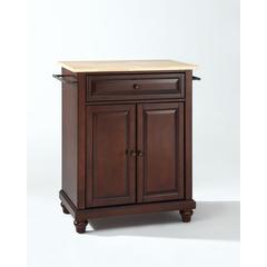 Cambridge Wood Top Portable Kitchen Island/Cart
