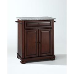 Alexandria Granite Top Portable Kitchen Island/Cart
