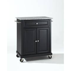 Compact Granite Top Kitchen Cart