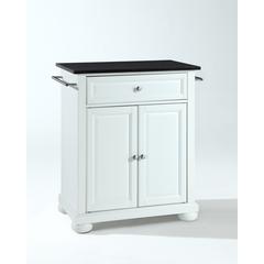 Alexandria Granite Top Portable Kitchen Island/Cart