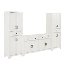 Tara 3-Piece Sideboard And Pantry Set - Sideboard & 2 Pantries