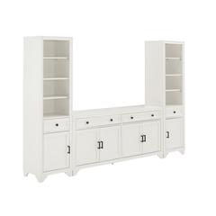 Tara 3-Piece Sideboard And Bookcase Set - Sideboard & 2 Bookcases