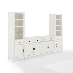 Tara 3-Piece Entertainment Center - Sideboard & 2 Bookcases