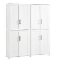 Savannah 2-Piece Kitchen Storage Pantry Set - 2 Pantries