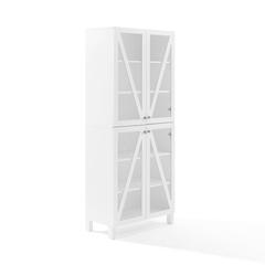 Cassai Tall Kitchen Storage Pantry - 2 Stackable Pantries