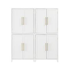 Roarke 2Pc Kitchen Pantry Storage Cabinet Set - 2 Pantries