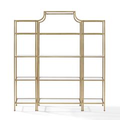 Aimee 3-Piece Etagere Bookcase Set - Large Etagere & 2 Narrow Etageres
