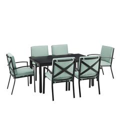 Kaplan 7Pc Outdoor Dining Set - Table & 6 Chairs
