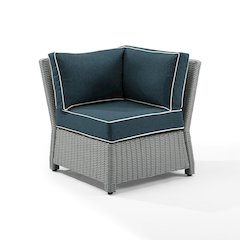 Bradenton Wicker Corner Outdoor Sectional Chair