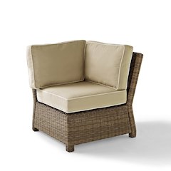 Bradenton Wicker Corner Outdoor Sectional Chair