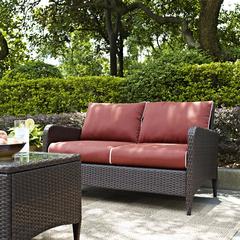 Kiawah Wicker Outdoor Loveseat