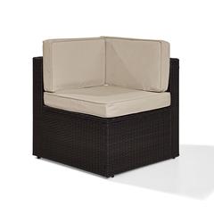 Palm Harbor Wicker Corner Outdoor Sectional Chair