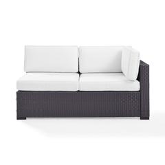 Biscayne Wicker Outdoor Sectional Loveseat