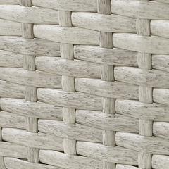 Capella 3Pc Wicker Outdoor Chair Set - Side Table & 2 Armchairs