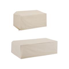 2Pc Outdoor Furniture Cover Set - Loveseat & Coffee Table