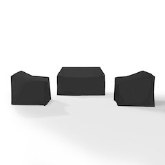 3Pc Outdoor Furniture Cover Set - Loveseat & 2 Chairs