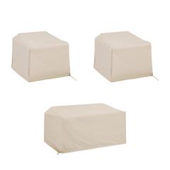 3Pc Outdoor Furniture Cover Set