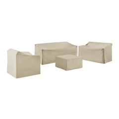 4Pc Outdoor Sectional Furniture Cover Set