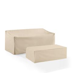 2Pc Outdoor Furniture Cover Set - Sofa & Coffee Table