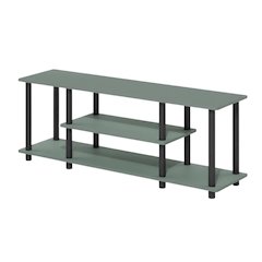 Sage Green 3-Tier Entertainment Center, TVs up to 50 Inches, Engineered Wood