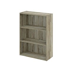 Wooden Bookcase with Adjustable Shelf and Modern Design for Living Room